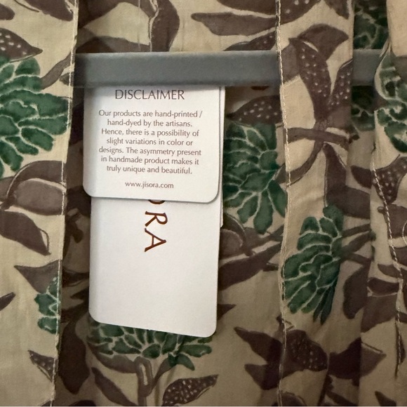 JISORA Grey Floral Succulent Cotton Shrug - Picture 14 of 16